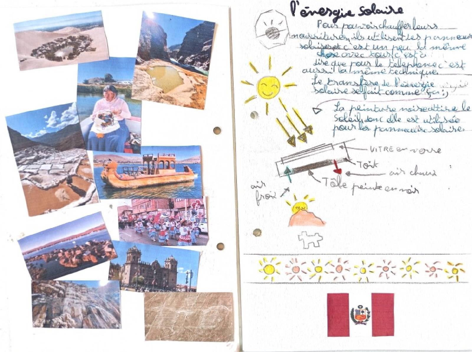 Carnet de voyage perou cned 5emecarnet de voyage 4