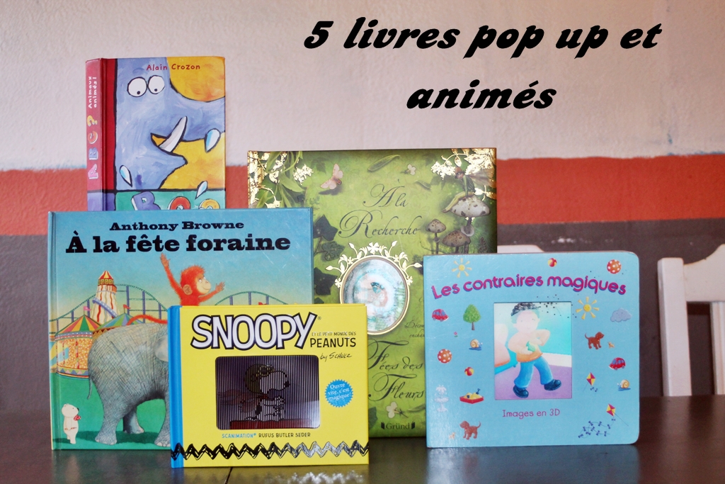 5 livres pop up et animés pour enfant (vidéo)