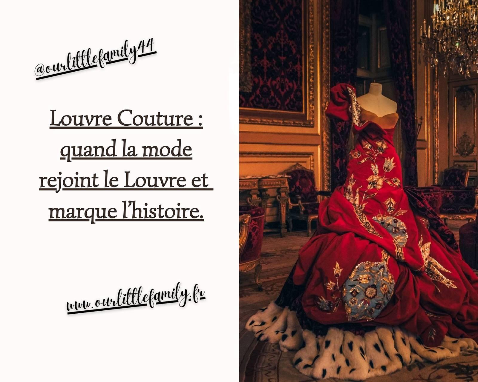 Louvre couture quand la mode rejoint le louvre et marque l histoire